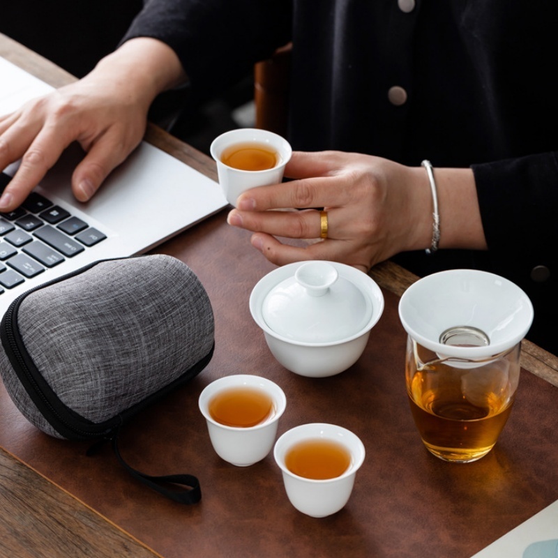 Portable Chinese Kung Fu Tea S - Korean Tea Set ulasan dan harga