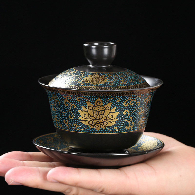 Chinese Teaset Classical Gaiwa - Korean Tea Set ulasan dan harga