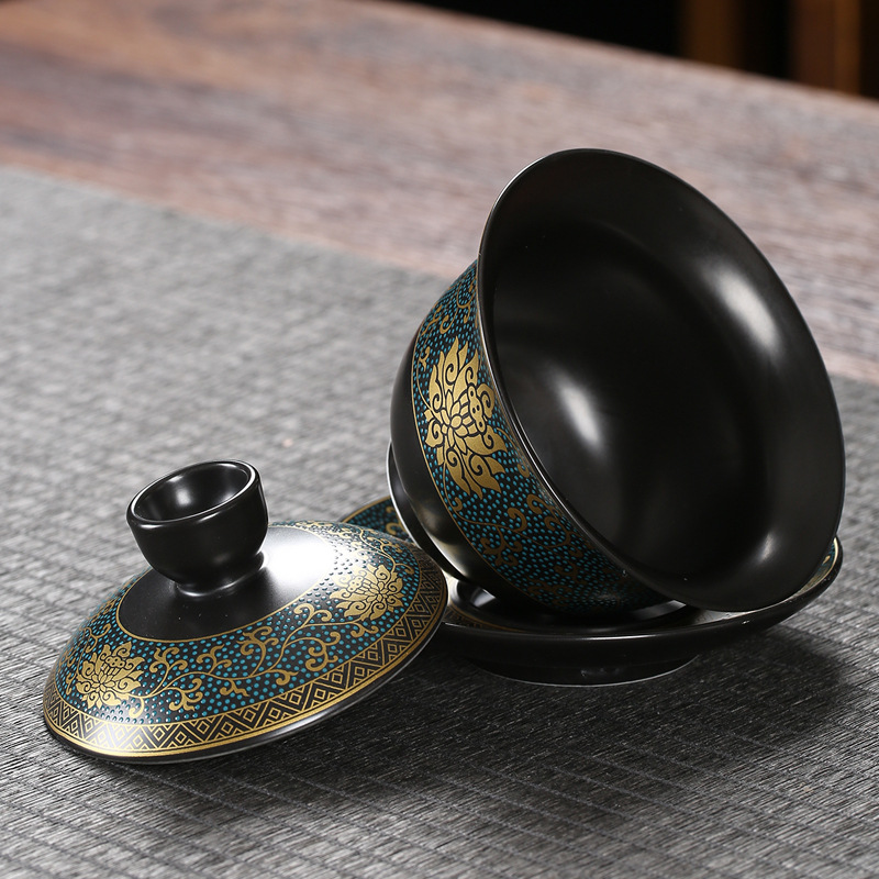 Chinese Teaset Classical Gaiwa - Korean Tea Set ulasan dan harga