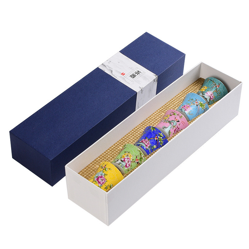Gold Silver Cloisonne Enamel C - Celadon Ceramic Cup ulasan dan harga