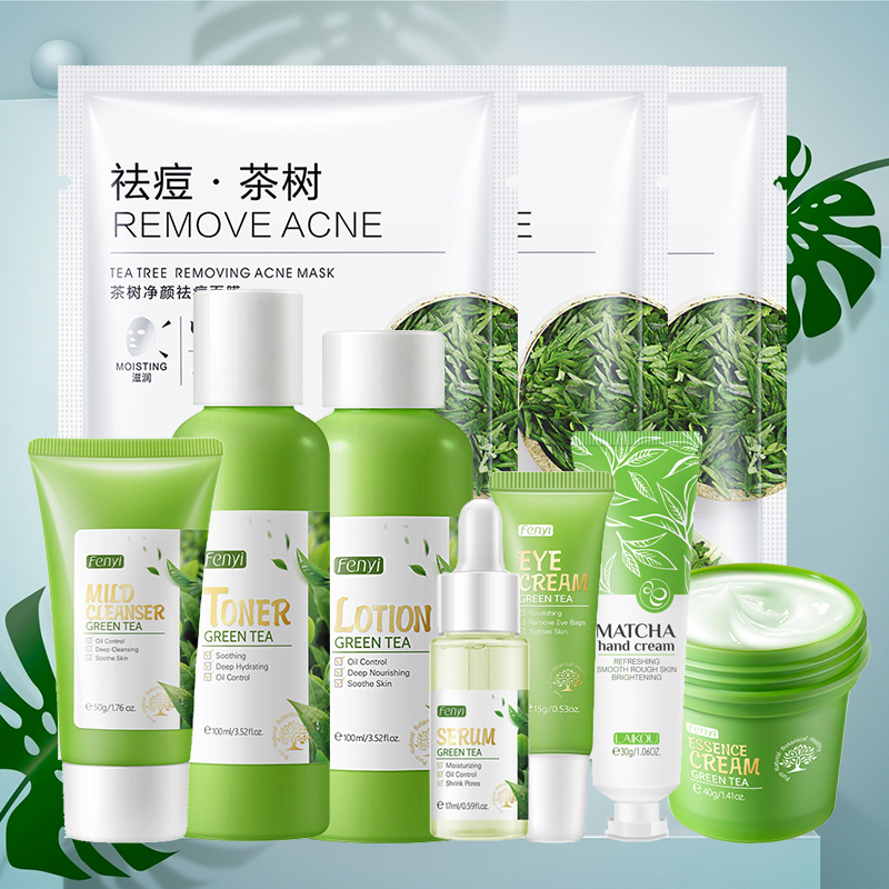 Facial Products Kit Sakura / G - Korean Tea Set ulasan dan harga