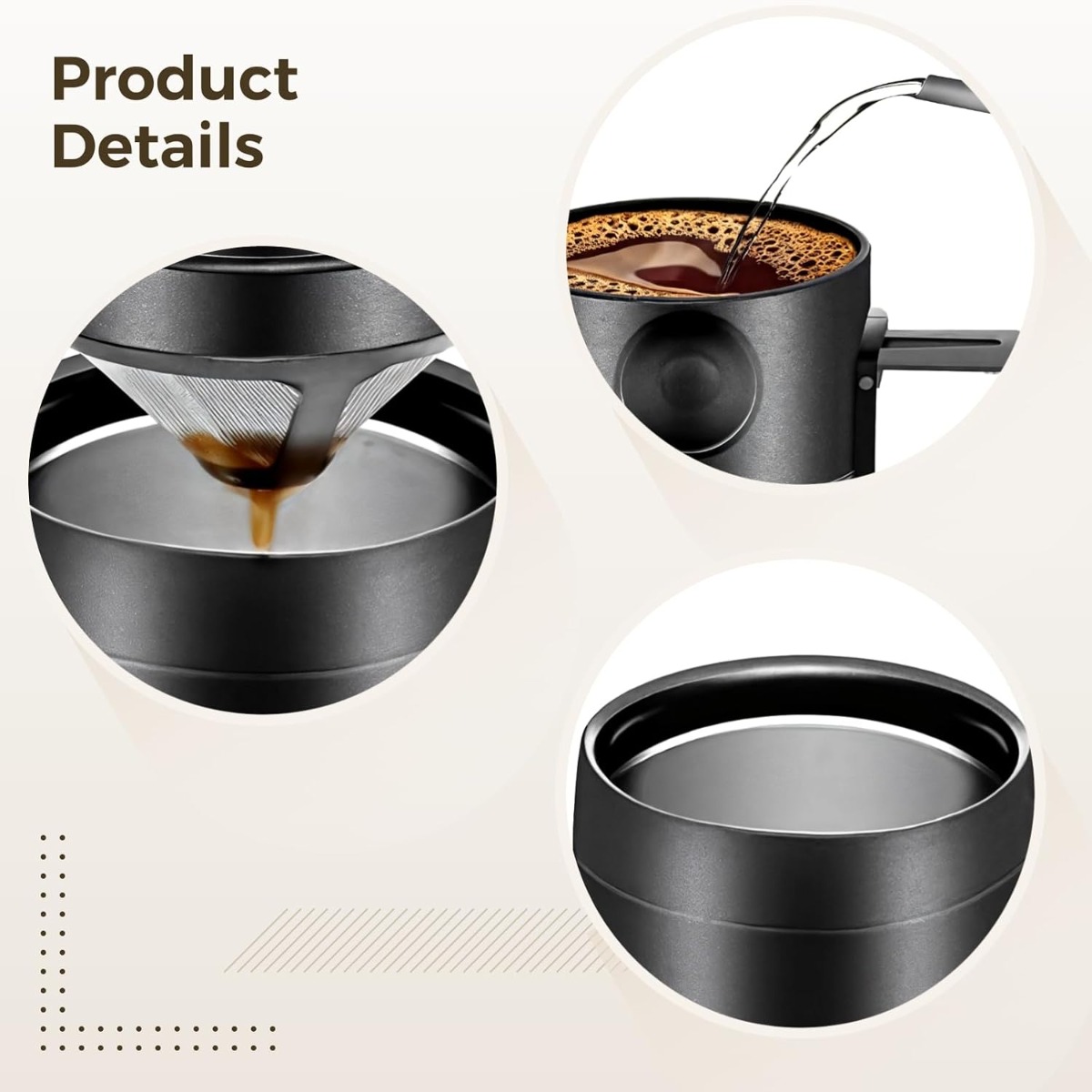 Stainless Steel Coffee Mug 350 - Celadon Ceramic Cup ulasan dan harga