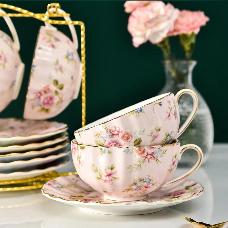 3PCS/Sets Pastoral style Flowe - Korean Tea Set ulasan dan harga