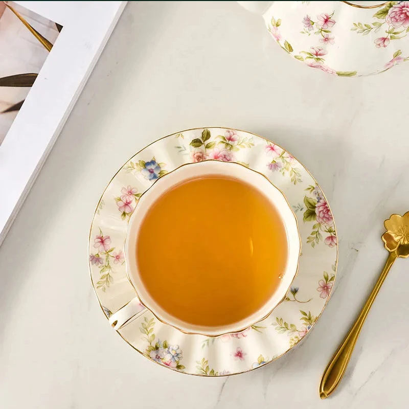 3PCS/Sets Pastoral style Flowe - Korean Tea Set ulasan dan harga