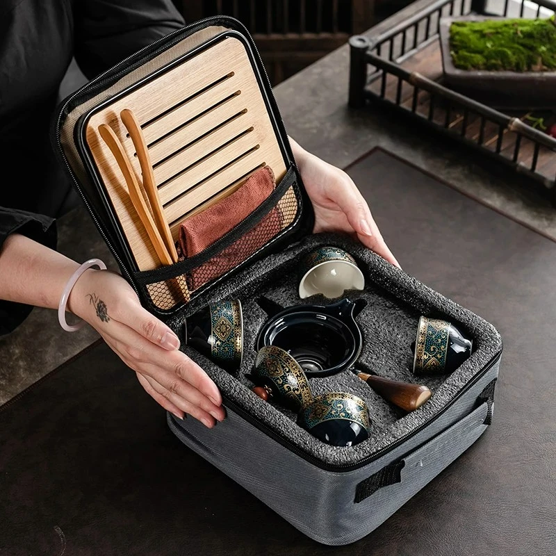 Chinese Kung Fu Tea Set Sand C - Korean Tea Set ulasan dan harga