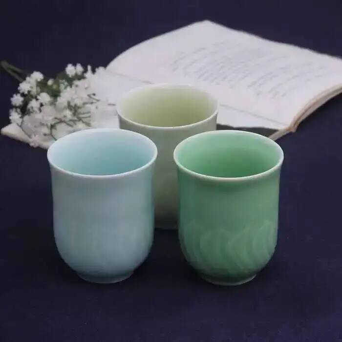 Longquan Celadon Handmade Lotu - Celadon Ceramic Cup ulasan dan harga